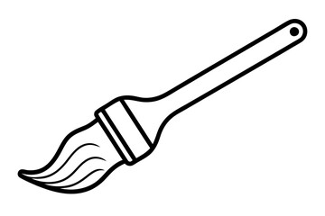 Creative Paintbrush Icon Vector Illustration