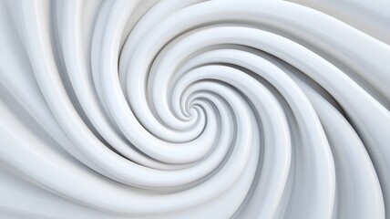 Fototapeta premium Captivating 3D of Dynamic Swirl Patterns with Clean Lines