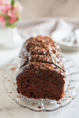 Chocolate fudge cake.