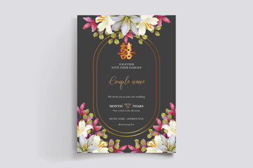 floral bridal shower invitation templates