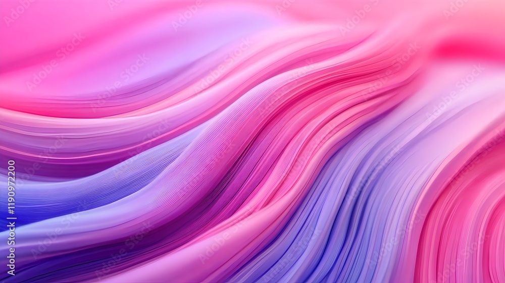 Aufkleber vibrant abstract flow of colorful digital data lines in 3d