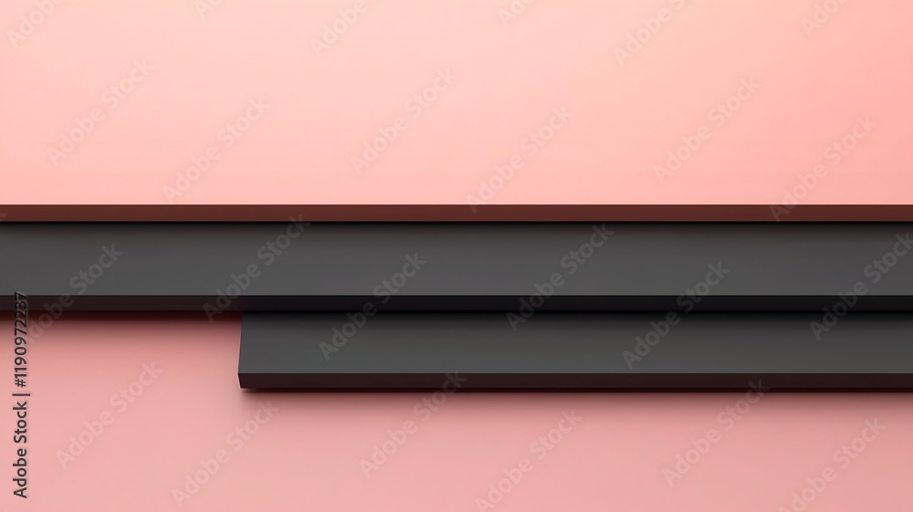 Aufkleber smooth 3d layers with subtle shadows and clean copy space,3d