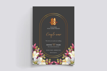 floral bridal shower invitation templates