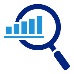 Market Research Icon Element For Design