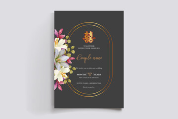 floral bridal shower invitation templates