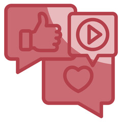 Obraz premium Social Media Icon Element For Design