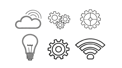 set of icons for web design