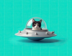 cat in a ovni