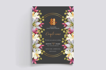 floral bridal shower invitation templates