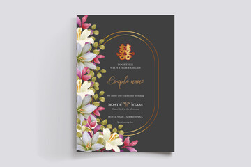 floral bridal shower invitation templates