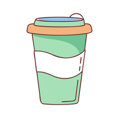 coffee cup vector icon, coffee cup vector illustration - simple illustration of coffee cup, perfect for logos and iconscoffee cup 