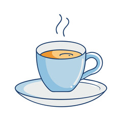 espresso cup and saucer vector icon, espresso cup and saucer vector illustration - simple illustration of espresso cup and saucer, perfect for logos and iconsespresso cup and saucer 