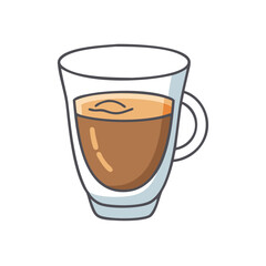 espresso shot vector icon, espresso shot vector illustration - simple illustration of espresso shot, perfect for logos and iconsespresso shot 