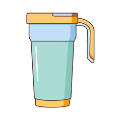 travel mug vector icon, travel mug vector illustration - simple illustration of travel mug, perfect for logos and iconstravel mug 