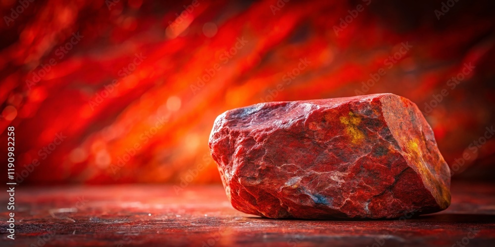 Poster reddish stone texture background with copy space - right side