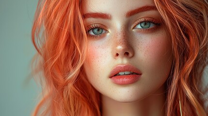 Portrait of a beautiful woman.