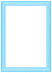Guilloche Border Design For Certificate