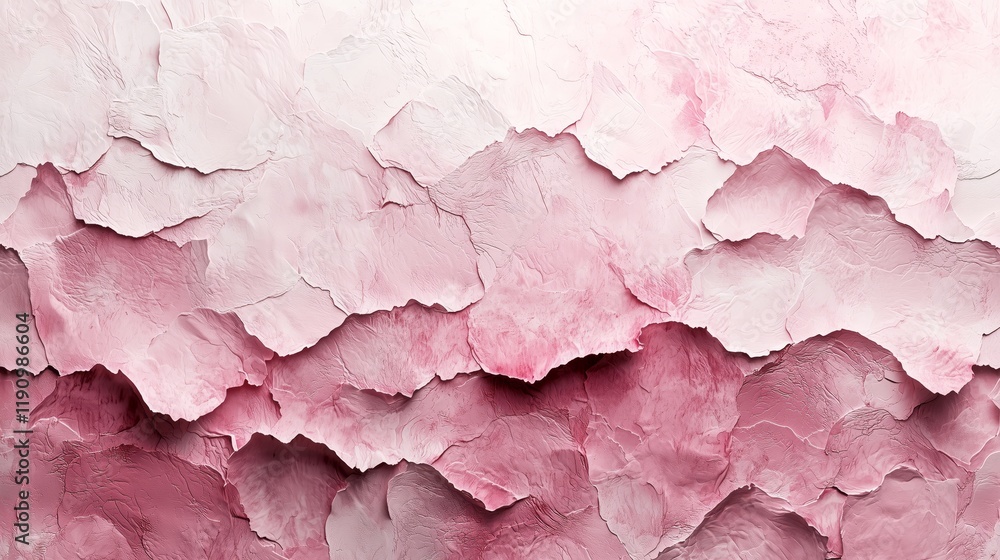 Poster textured layers of soft pink and white abstract background design
