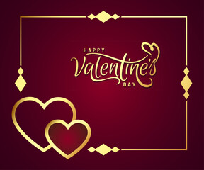 Elegant and Customizable Valentine's Day Greeting Card, Social Media Post, Banner, and Poster Template