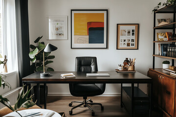 Modern Home Office with Stylish Design