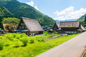 Obraz premium 五箇山・菅沼合掌造り集落