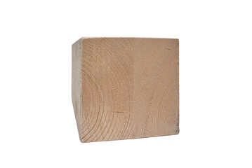 A wooden pattern with shadow with white background