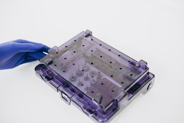 Equipment used in laboratory research for sample preparation and analysis tasks