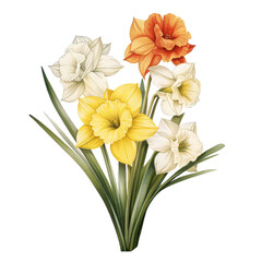 Fototapeta premium Beautiful Flower Clipart Vector Illustration - Floral Design for Graphics