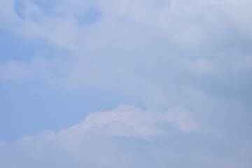 Beautiful and dramatic skyscape and cloudscape. Blue sky and clouds. Nature and background use.