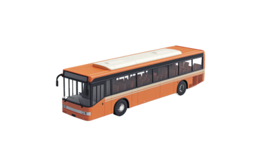 Coach bus on transparent or white background,png