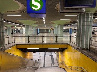 interior of the German train station