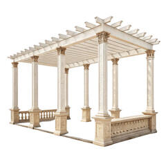 Elegant Architectural Pavilion with Columns