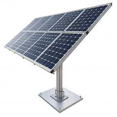 Solar Panel on Stand for Clean Energy Generation