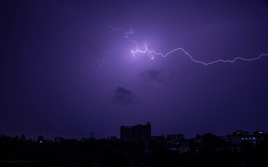 Lighting over the outskirt area

