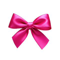 Naklejka premium pink ribbon bow isolated isolated on transparent png