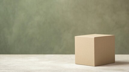 Isolated Cardboard Box