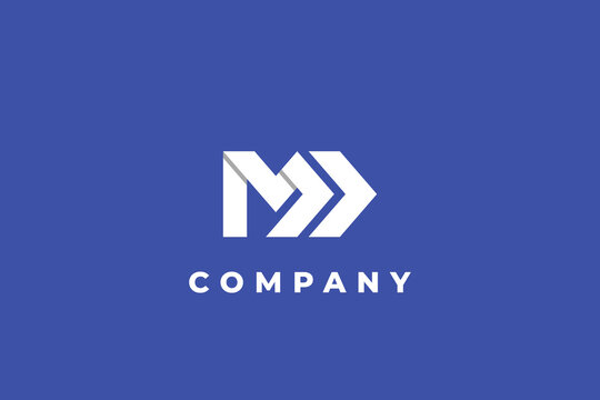 letter m a x arrow monogram modern business logo