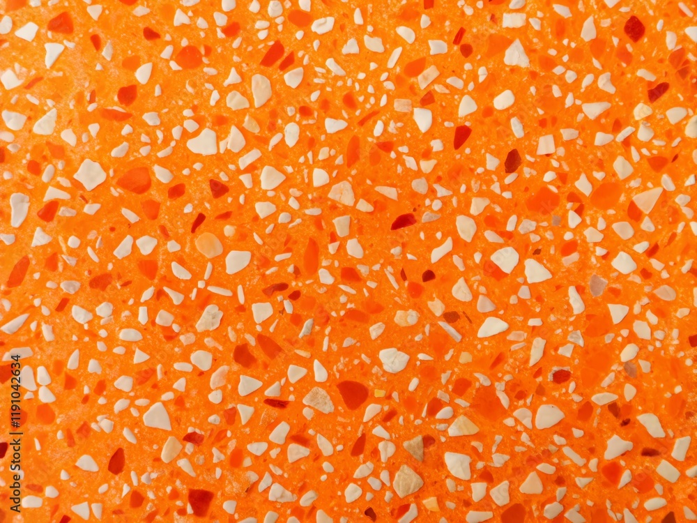 Poster silhouette orange terrazzo pattern texture background - banner, backdrop, and design element