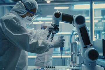 Diverse team of experts in hi tech innovation and robotics.