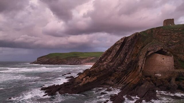 Hermitage of Santa Justa and Tagle Beach (El Sable). Ubiarco, Santillana del Mar. Cantabria