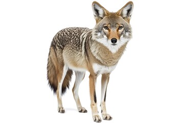 Obraz premium Coyote: Wild Canid's Habitat, Behavior, and Diet