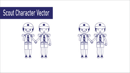 Abstract scout vector design set