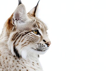 Obraz premium Lynx Profile: Wild Cat Beauty, Majestic Gaze