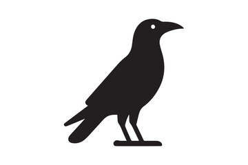 Fototapeta premium Crow vector silhouette artwork 