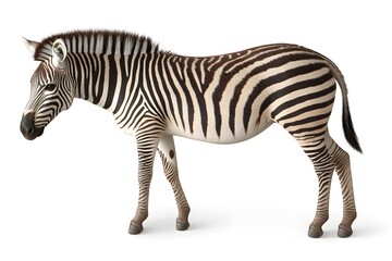 Fototapeta premium Stripes of a Zebra: Wildlife Beauty, Close-Up