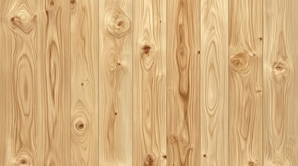 Fototapeta premium Smooth light oak wood texture showcases natural grain patterns in a serene, isolated backdrop with soft lighting for artistic inspiration
