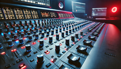 Audio mixing consoles are important in studios for high quality