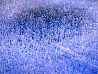 Eis mit Lufteinschlüssen