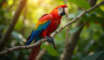 Fototapeta premium macaw in the wild