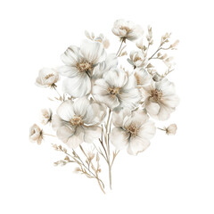 Beautiful Flower Clipart Vector Illustration - Floral Design for Graphics